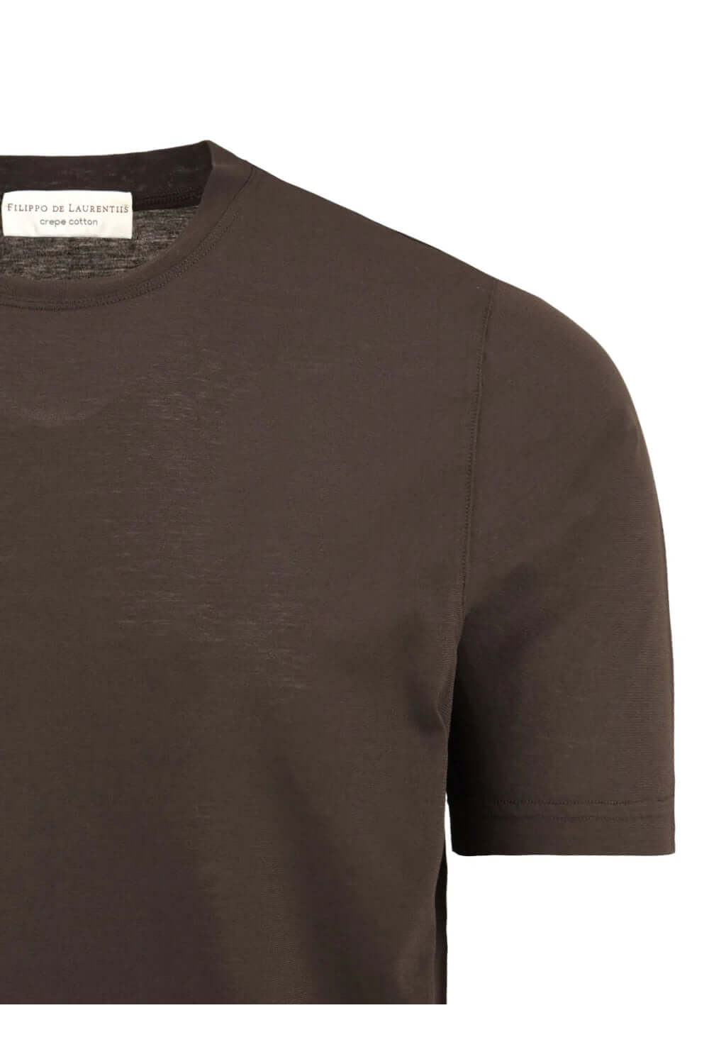 FILIPPO DE LAURENTIIS Tshirt in crepe di cotone