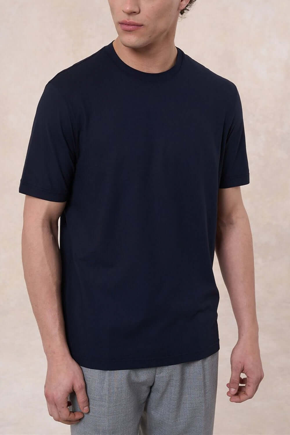 FILIPPO DE LAURENTIIS T-shirt in crepe di cotone Uncategorized FILIPPO DE LAURENTIIS