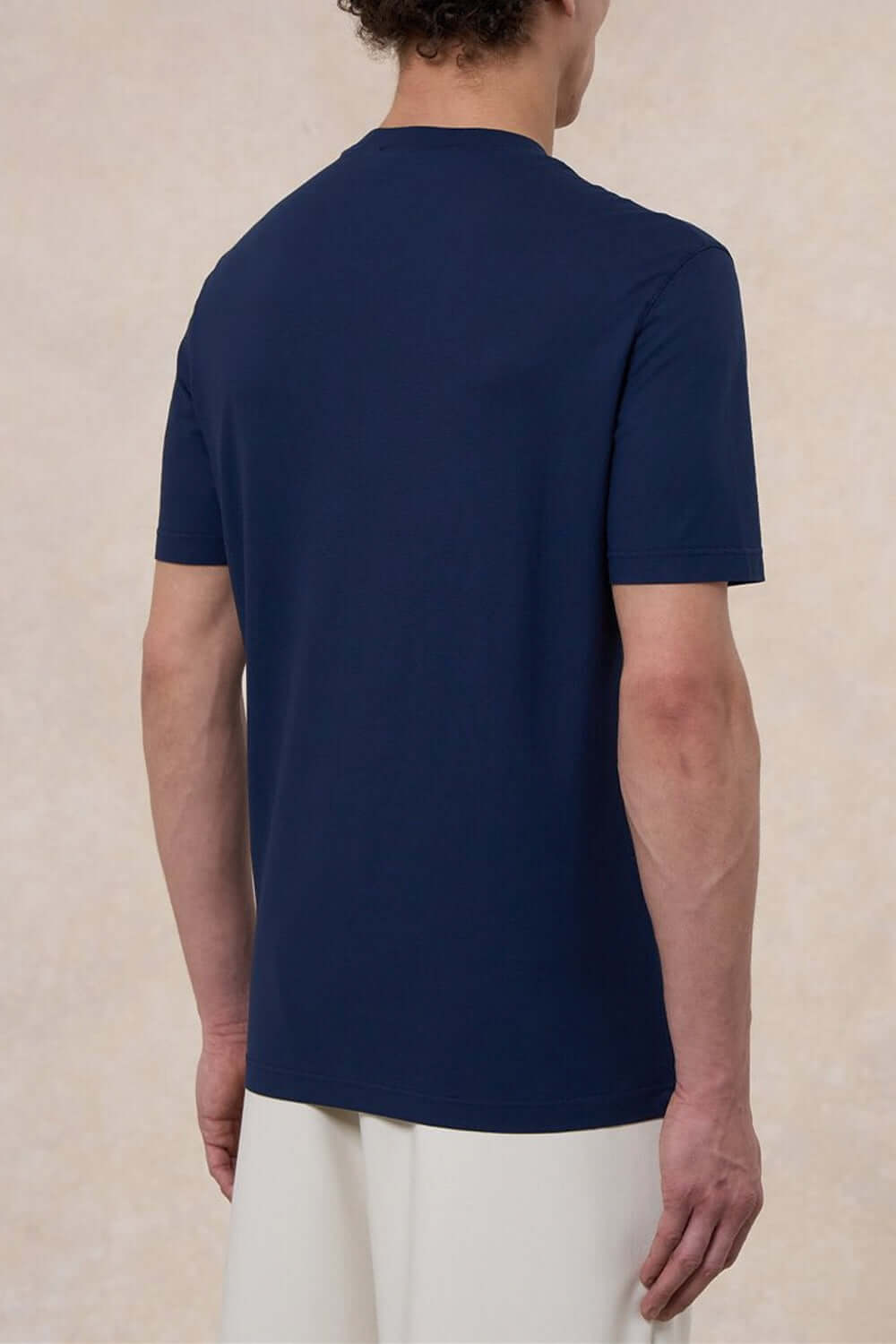 FILIPPO DE LAURENTIIS T-shirt in crpee di cotone Uncategorized FILIPPO DE LAURENTIIS
