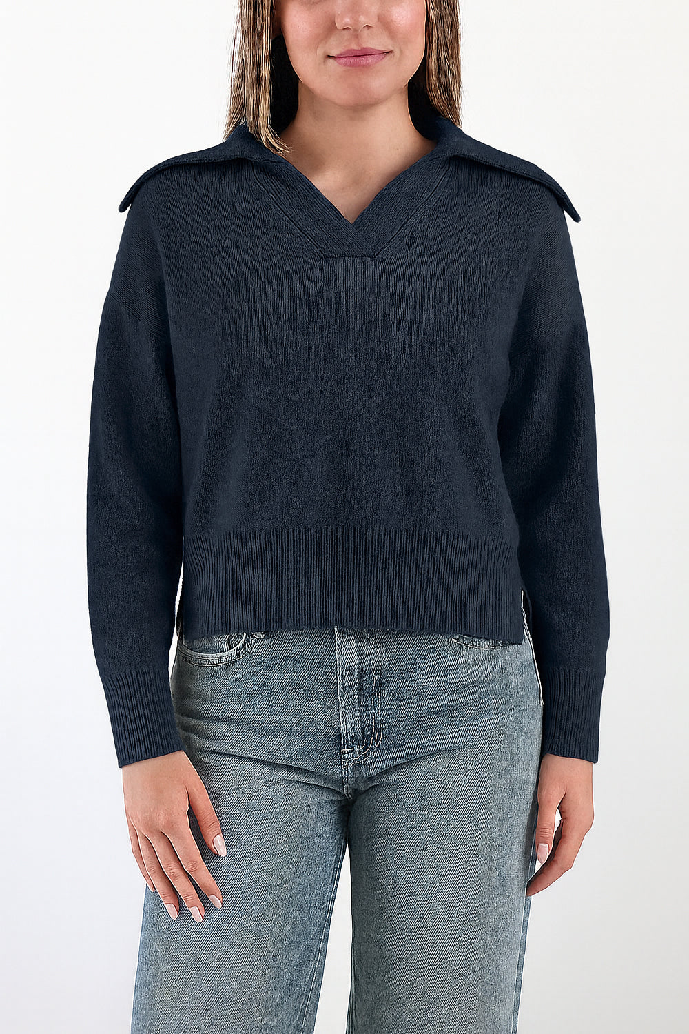 FILIPPO DE LAURENTIIS Maglia lana e cashmere polo skipper