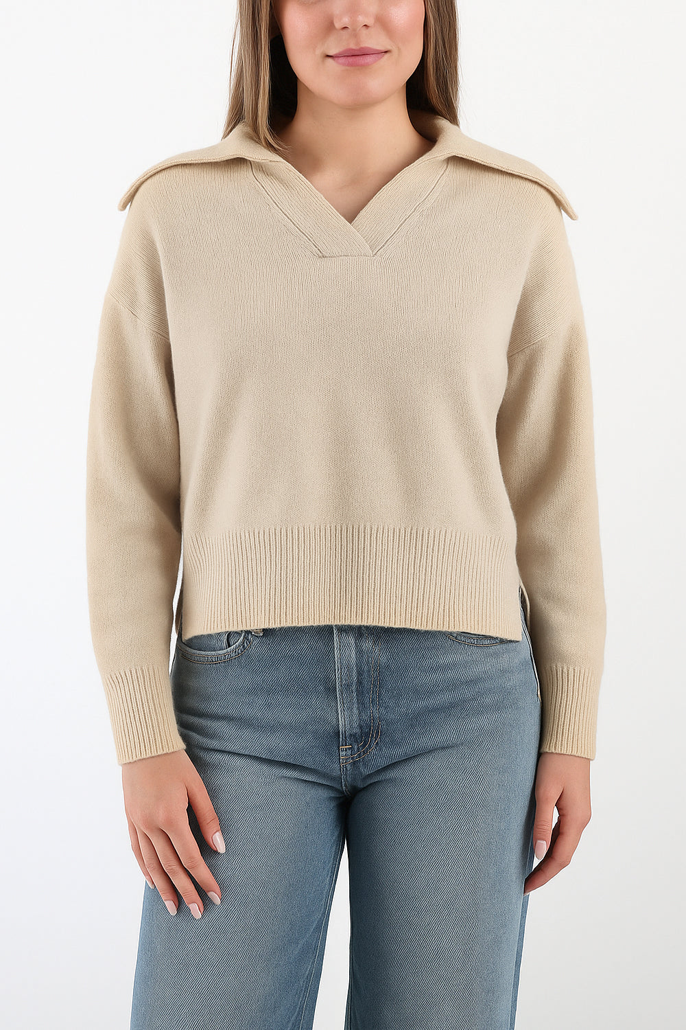 FILIPPO DE LAURENTIIS Maglia lana e cashmere polo skipper