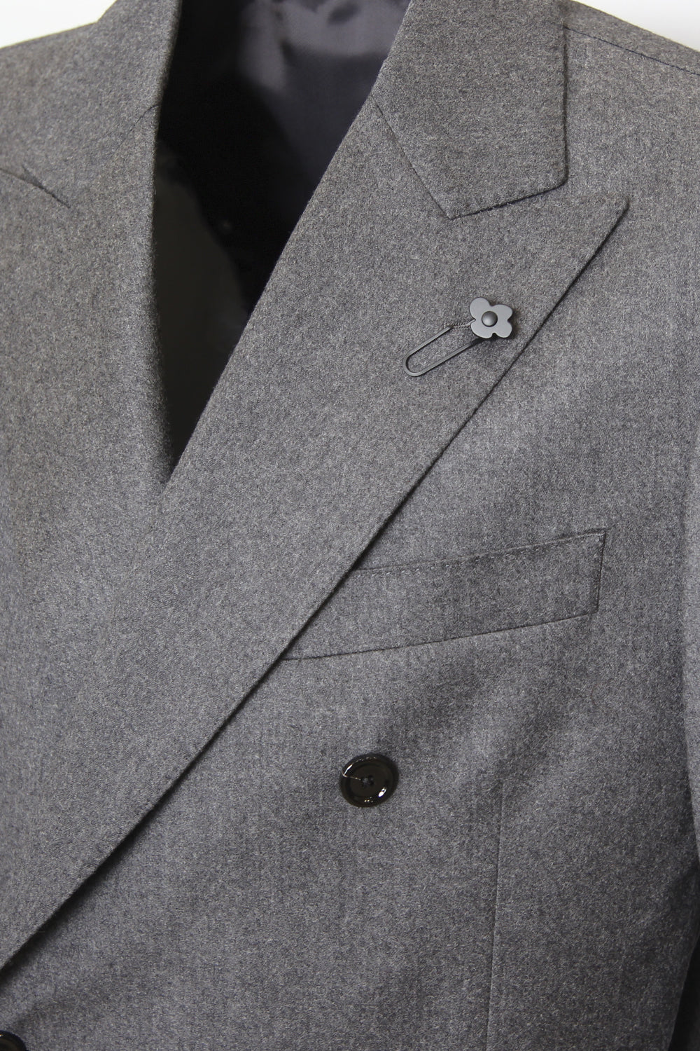 LARDINI Giacca doppiopetto in lana