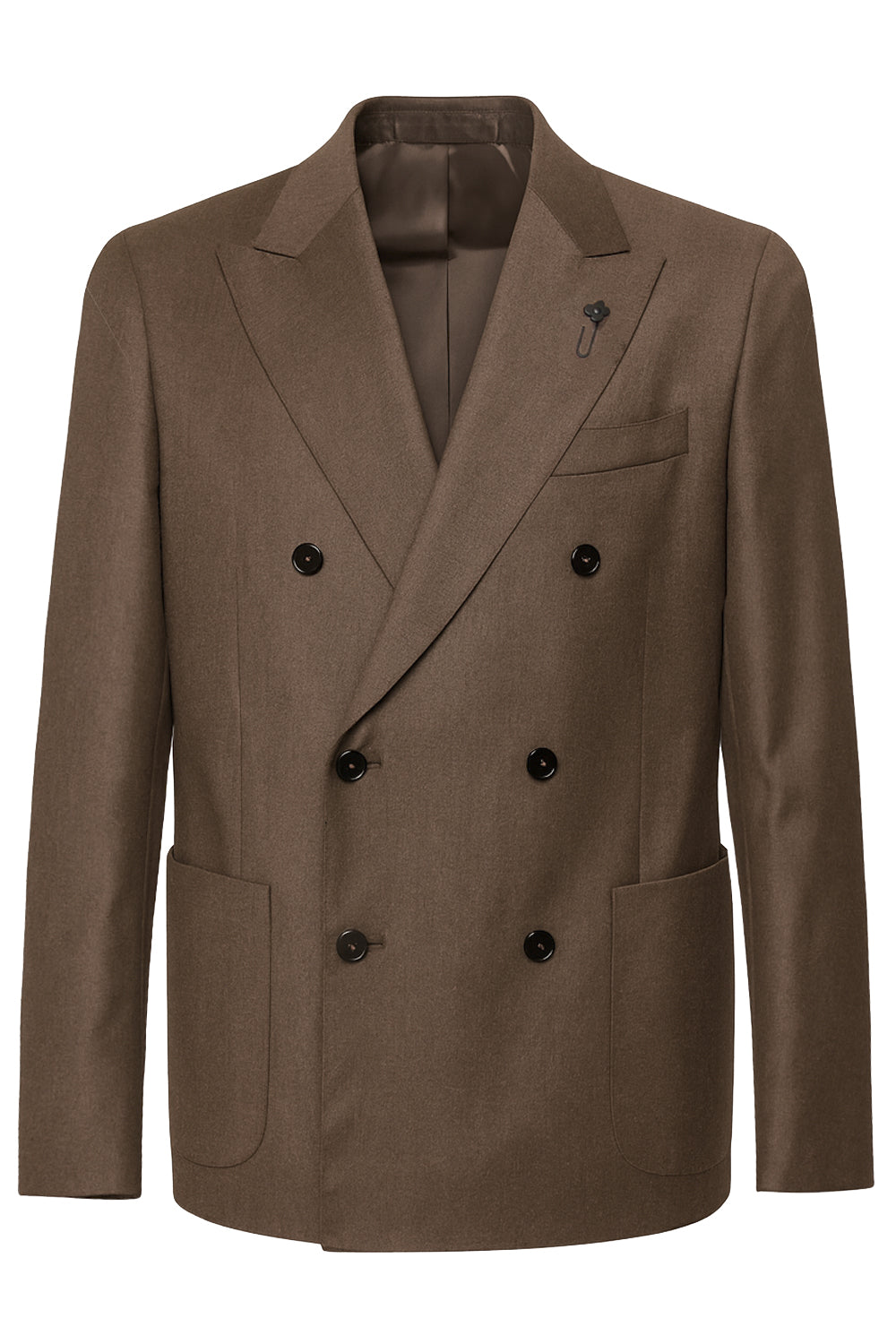 LARDINI Giacca doppiopetto in lana