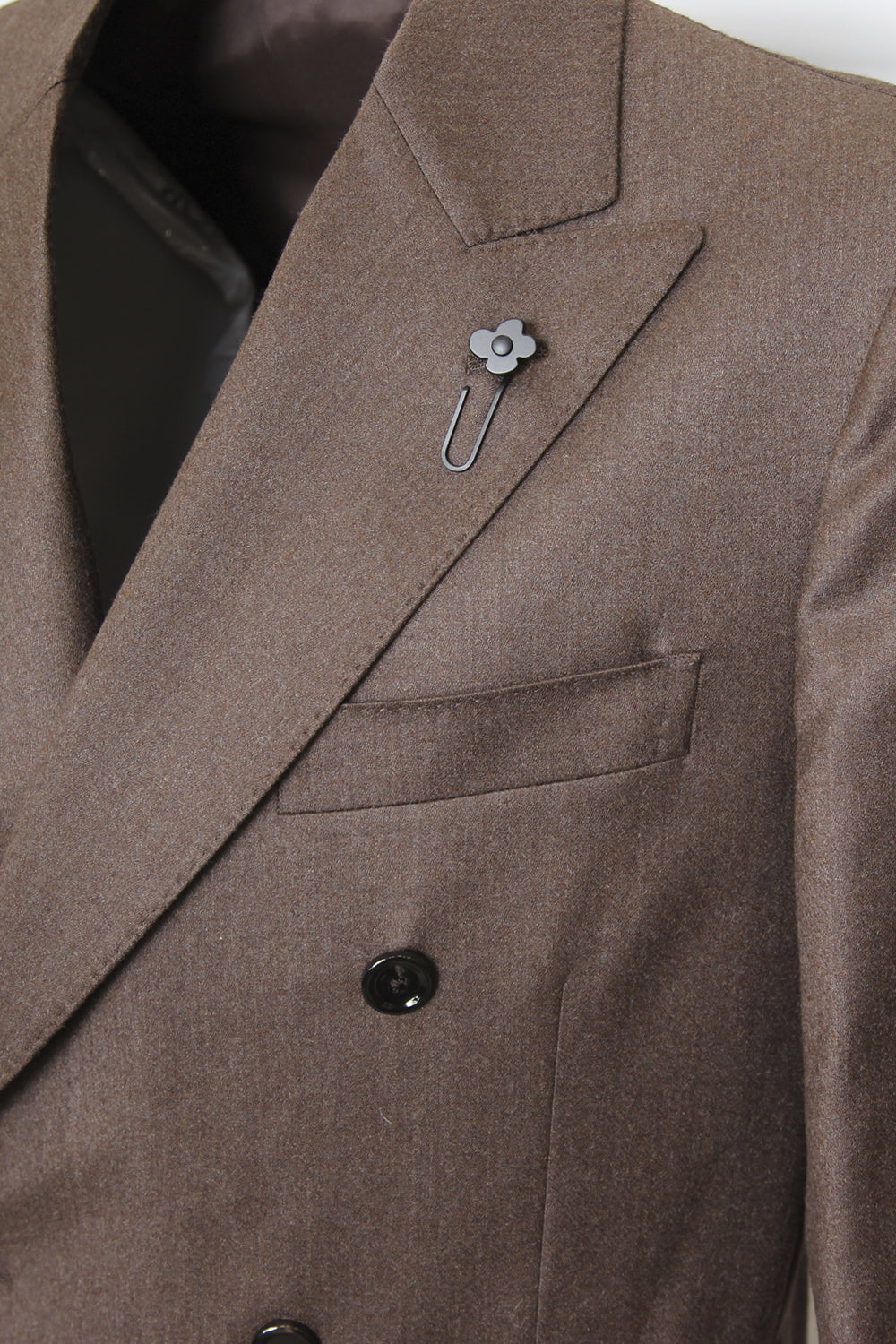 LARDINI Giacca doppiopetto in lana