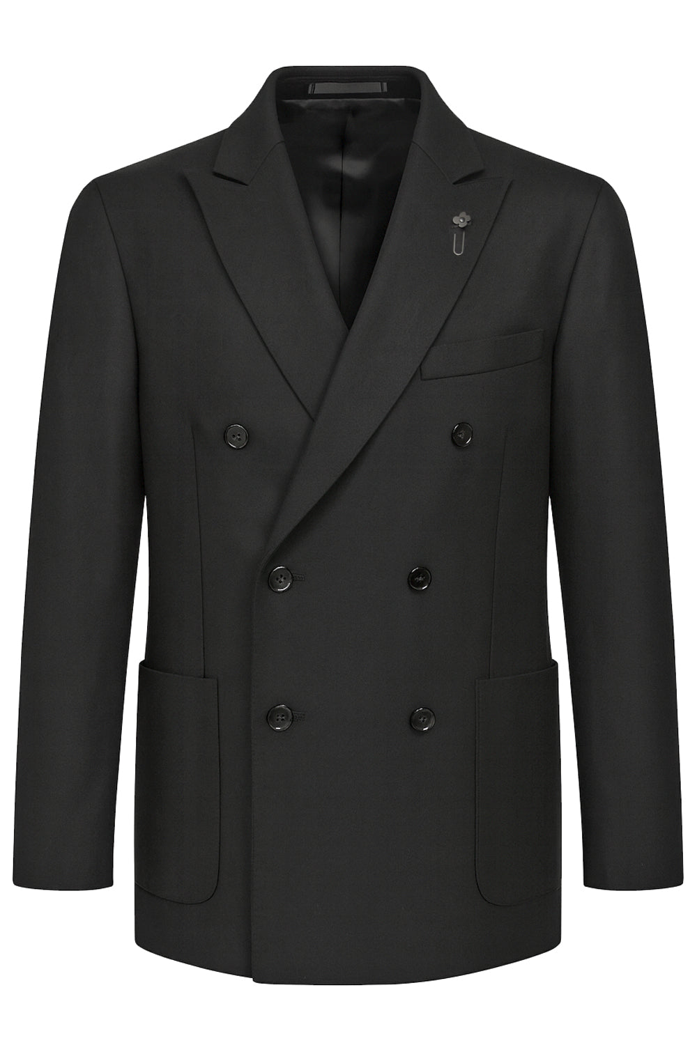 LARDINI Giacca doppiopetto in lana