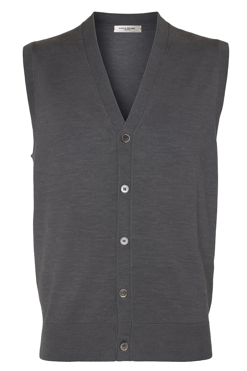 PAOLO PECORA Gilet in lana merinos