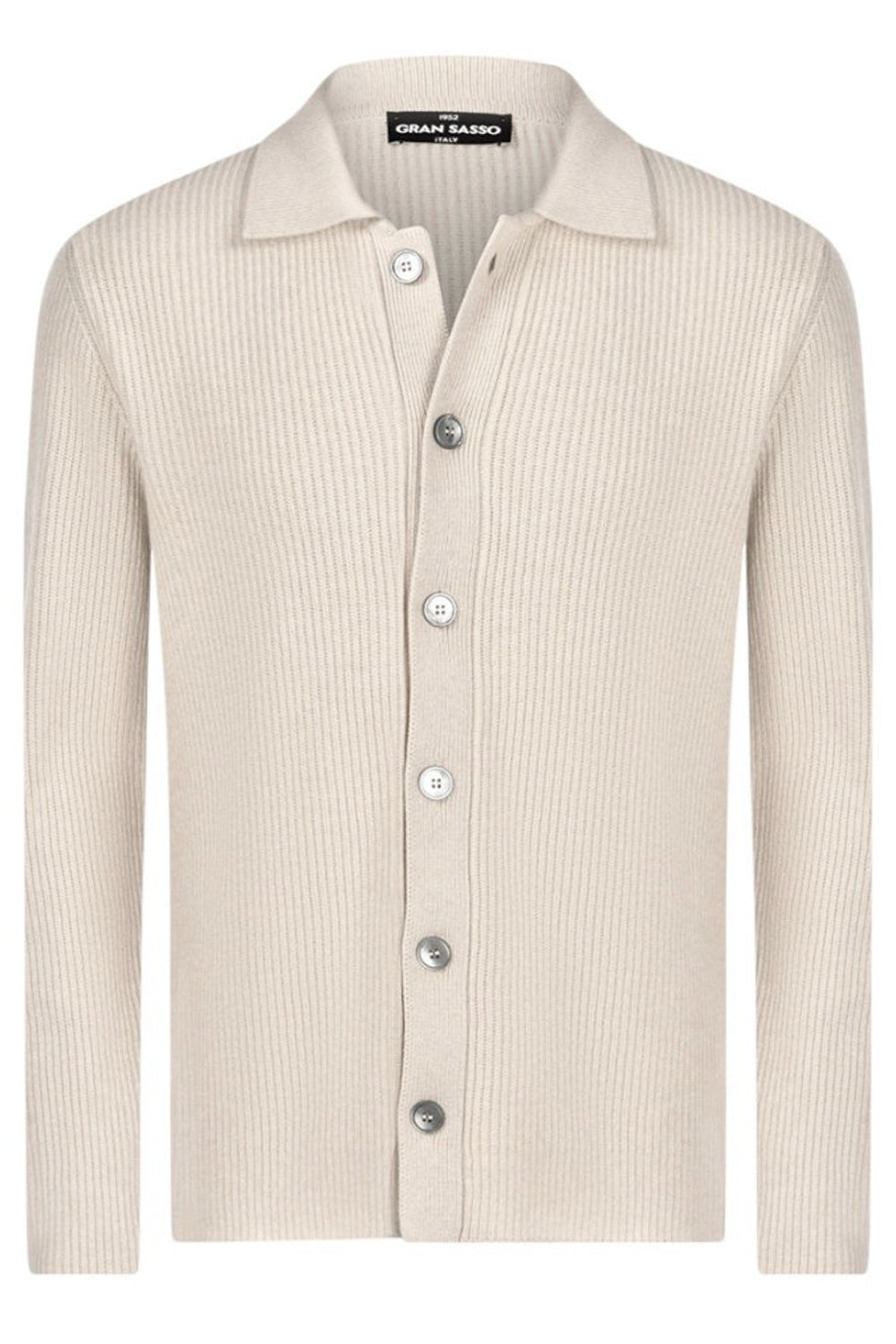 GRAN SASSO Camicia in cashmere con bottoni