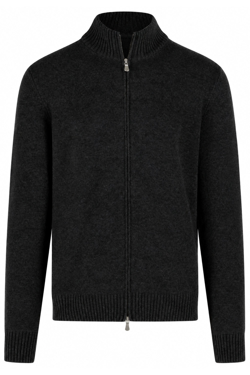 GRAN SASSO Cardigan con zip in lana e cashmere