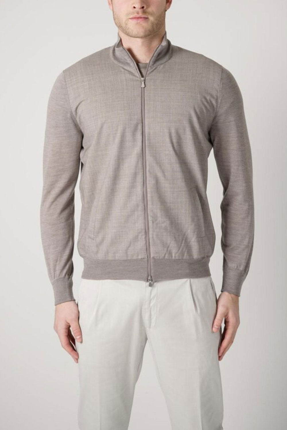 GRAN SASSO Giacca in lana full zip