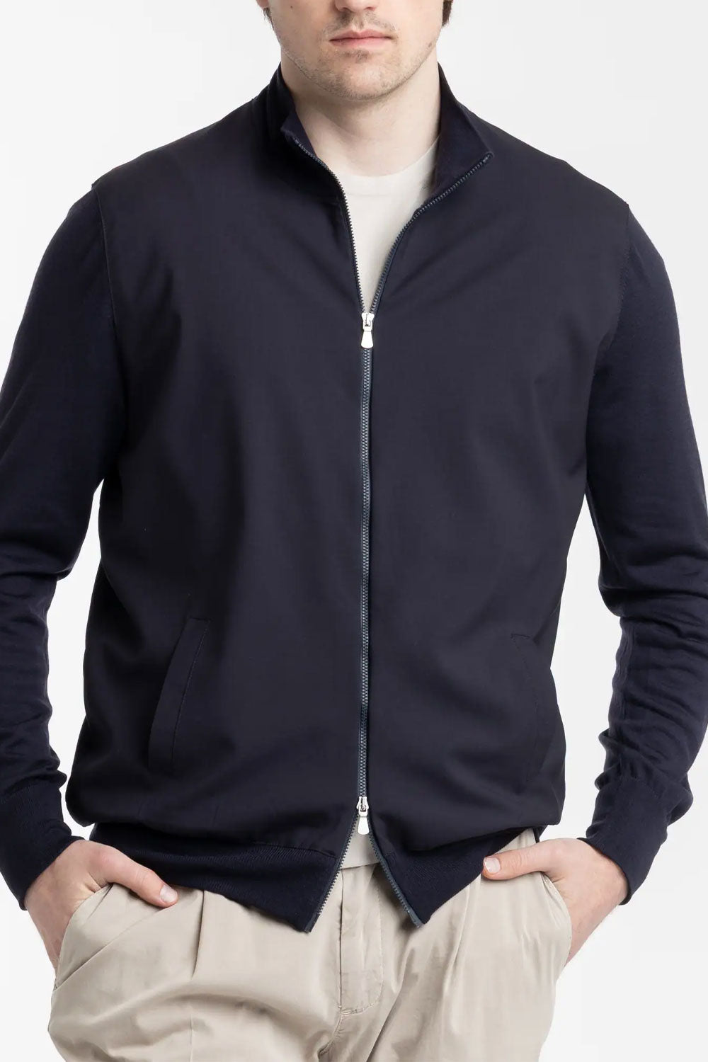 GRAN SASSO Giacca in lana full zip