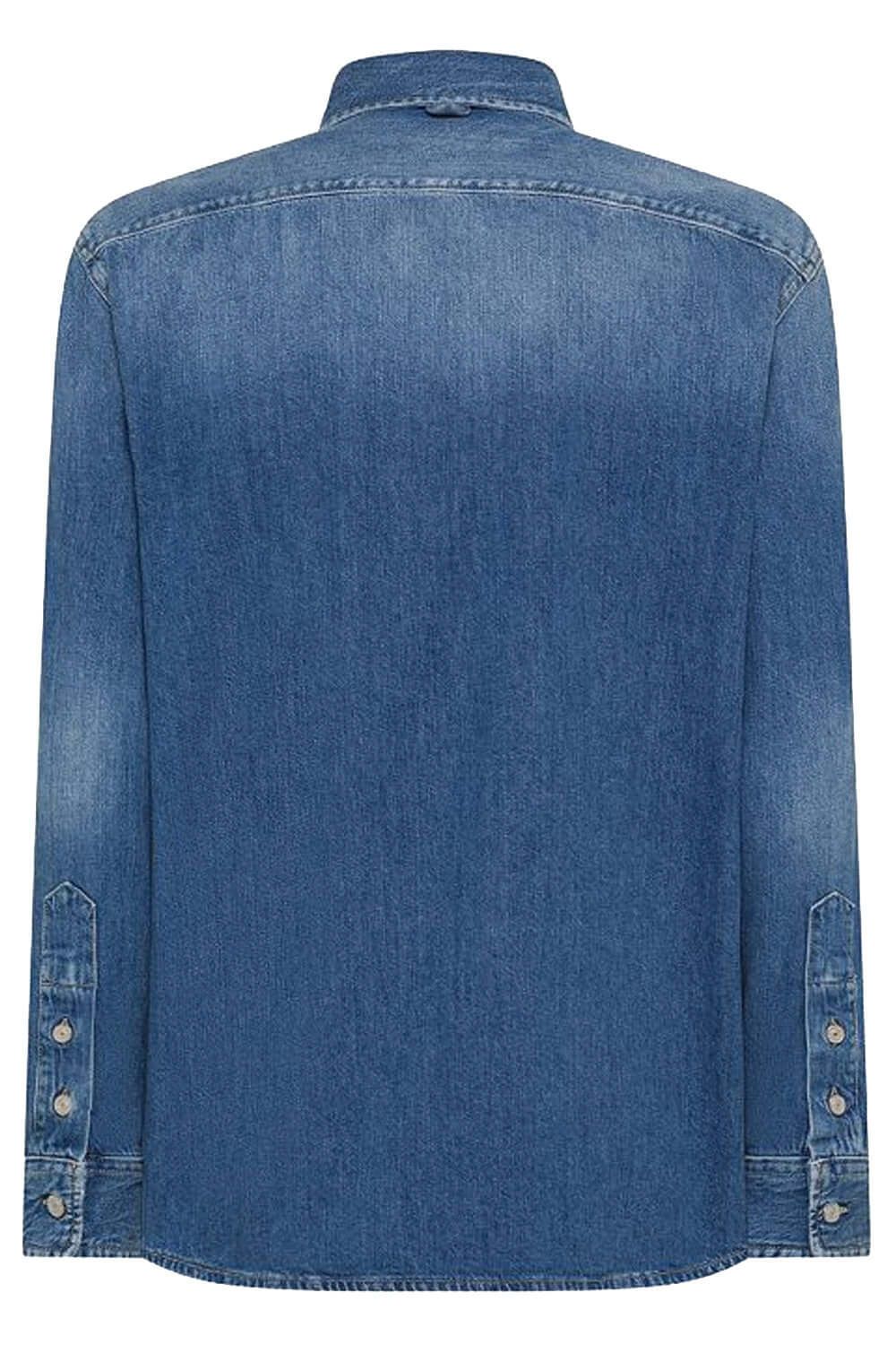 CYCLE Camicia in denim lavaggio medio vintage
