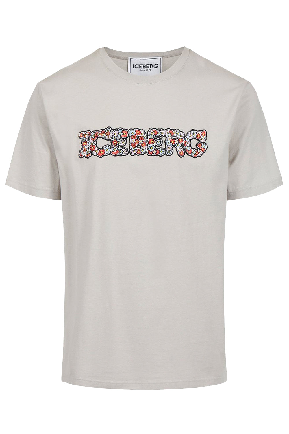 ICEBERG T-shirt con logo floreale