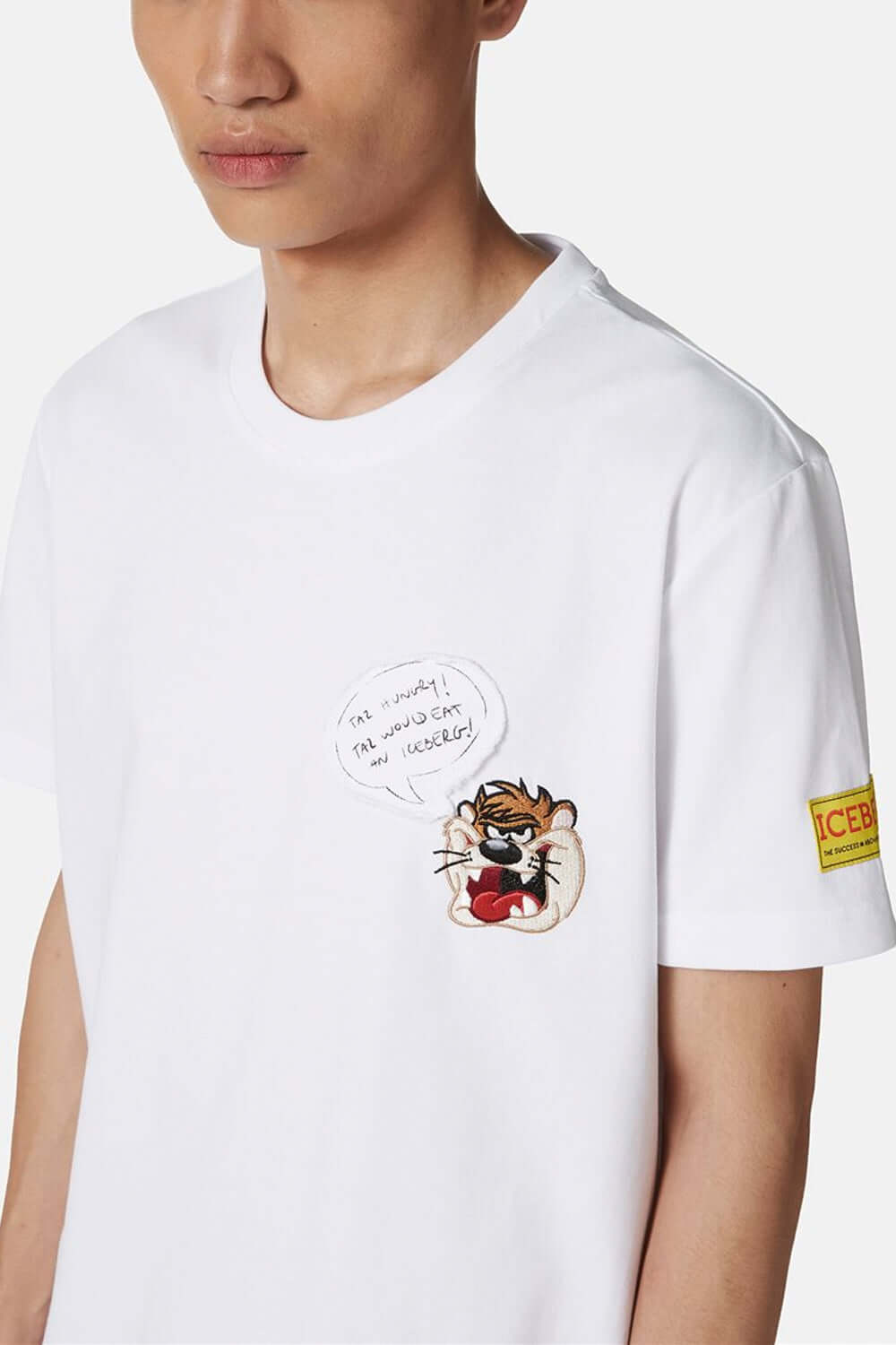 ICEBERG T-shirt regular fit in jersey di cotone