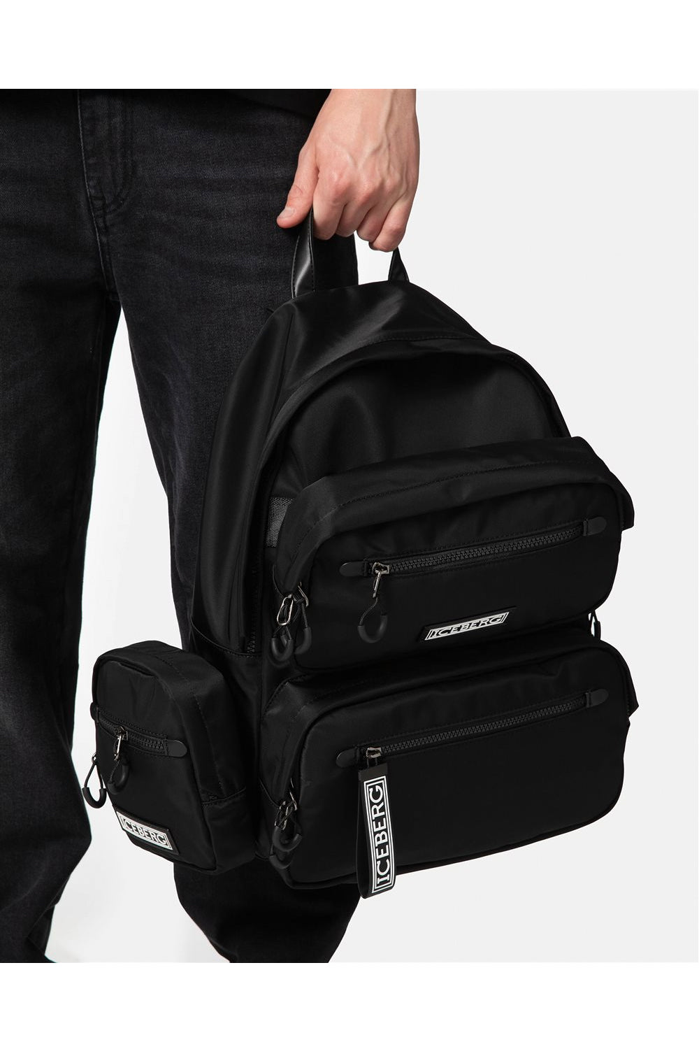ICEBERG Zaino multitasche in nylon Uncategorized ICEBERG
