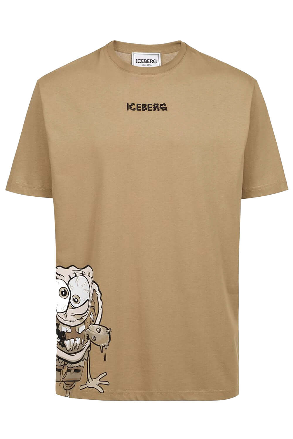 ICEBERG T-shirt regular fit con stampa SpongeBob in jersey