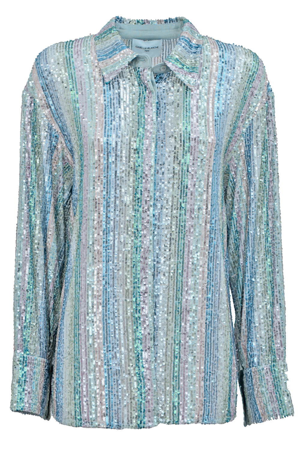 ISABELLE BLANCHE Camicia in pailettes multicolor ISABELLE BLANCHE