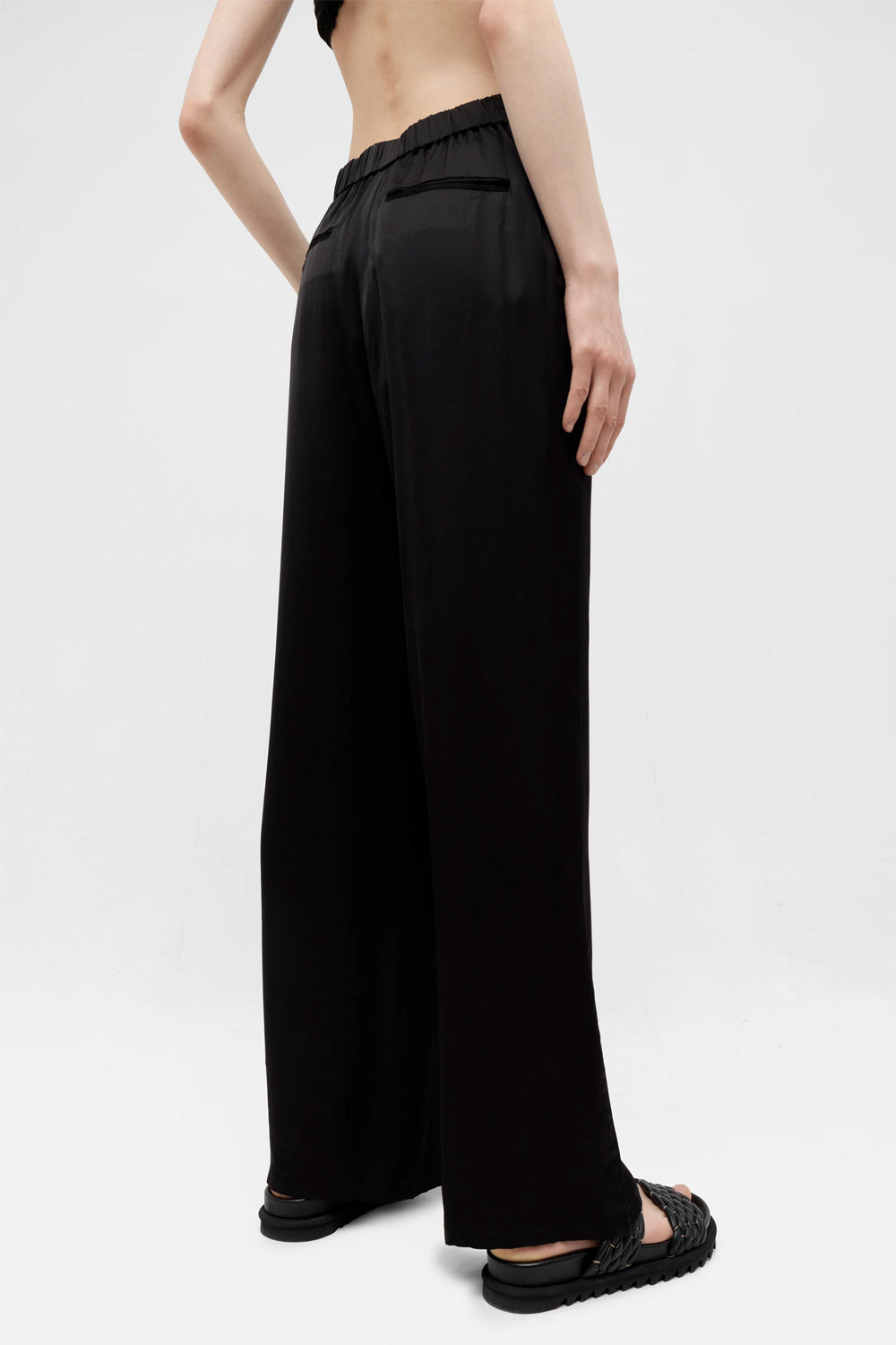 ISABELLE BLANCHE Pantalone con elastico in vita