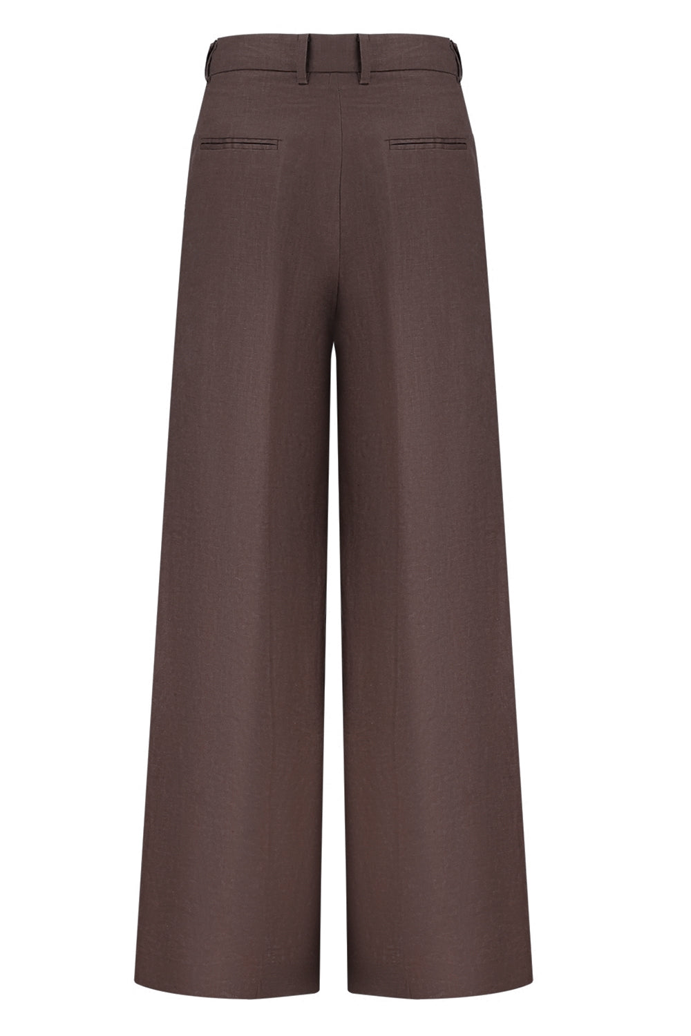 ISABELLE BLANCHE Pantalone in lino con pieghe