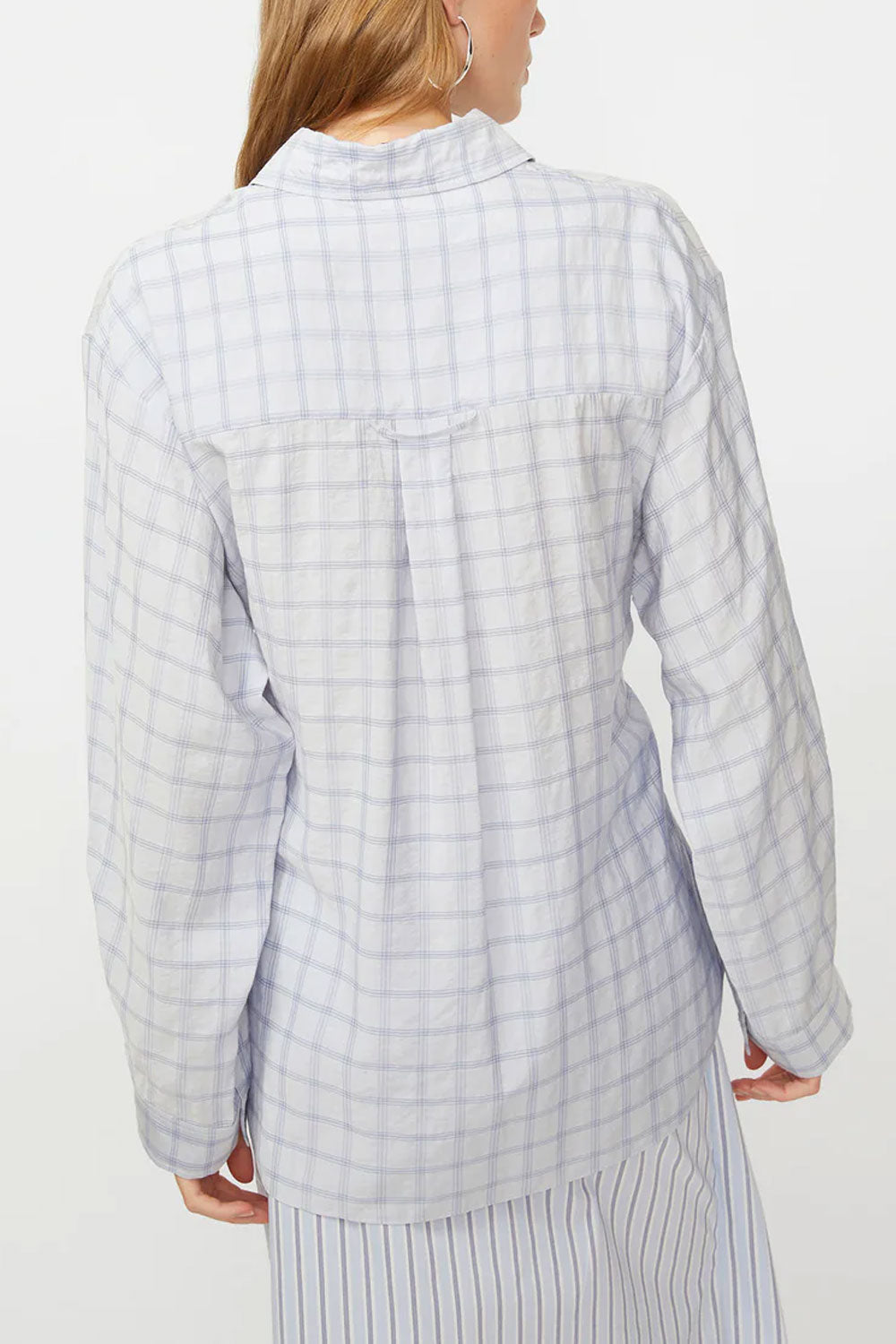 ISABELLE BLANCHE Camicia a quadri con bottoni