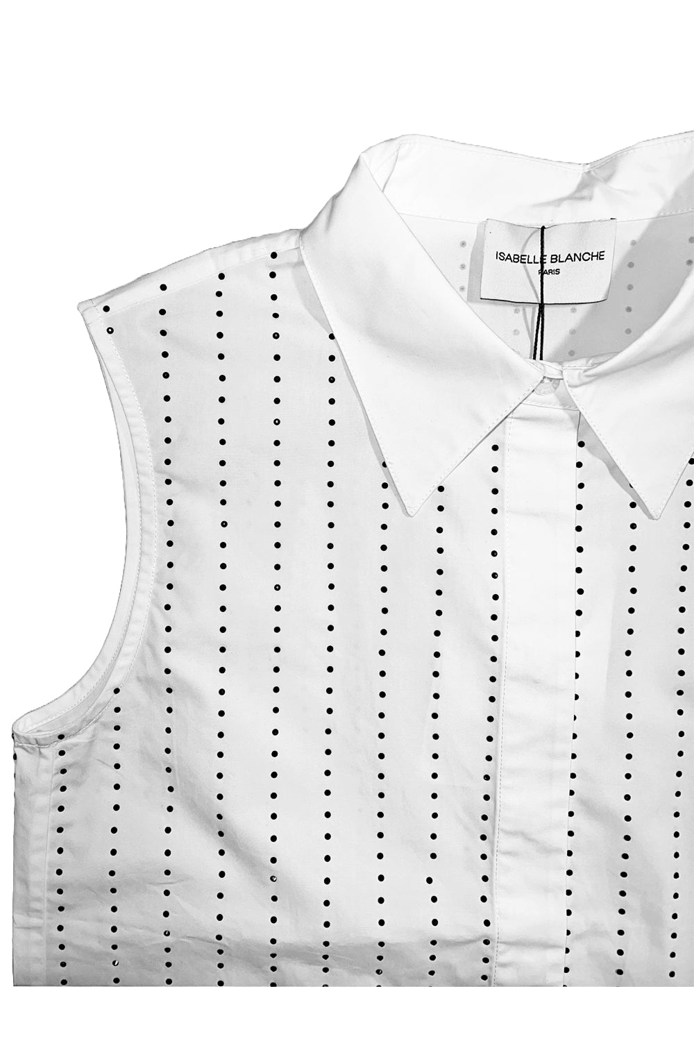 ISABELLE BLANCHE Camicia con applicazioni strass ISABELLE BLANCHE