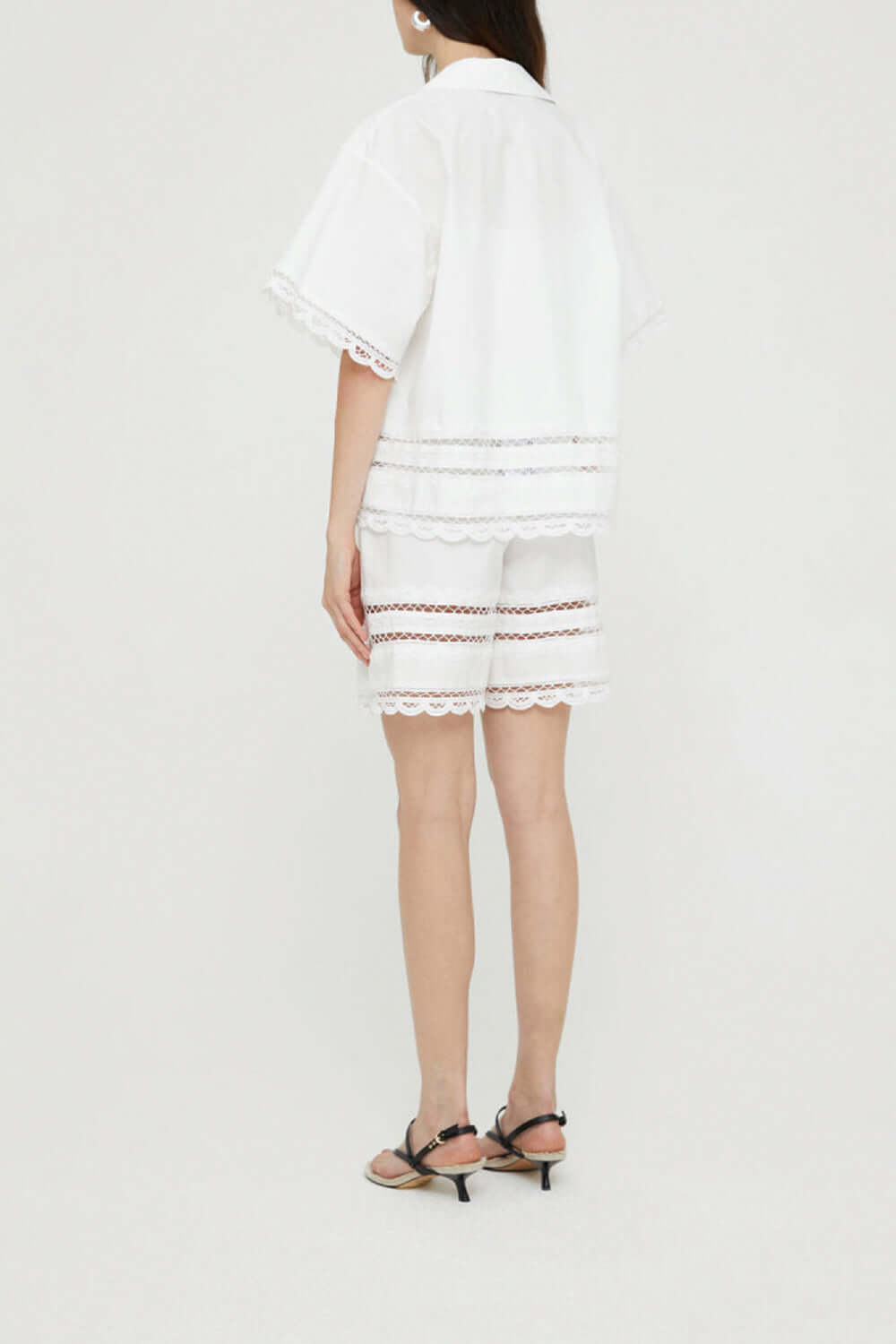 ISABELLE BLANCHE Camicia con passamaneria uncinetto Uncategorized ISABELLE BLANCHE