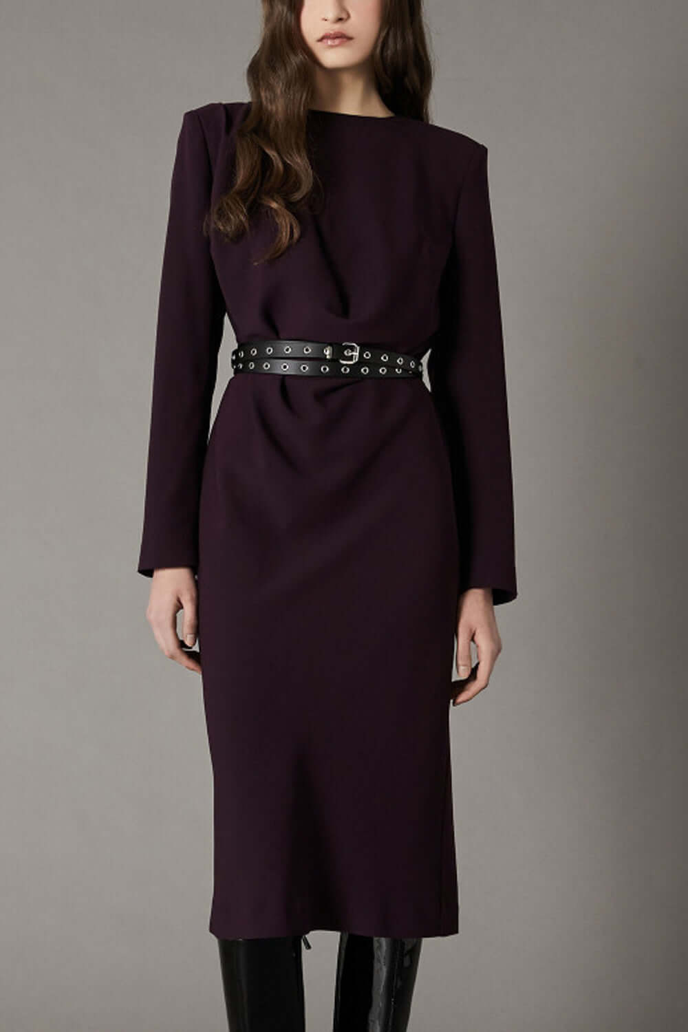 ISABELLE BLANCHE Cintura in ecopelle con borchie Uncategorized ISABELLE BLANCHE