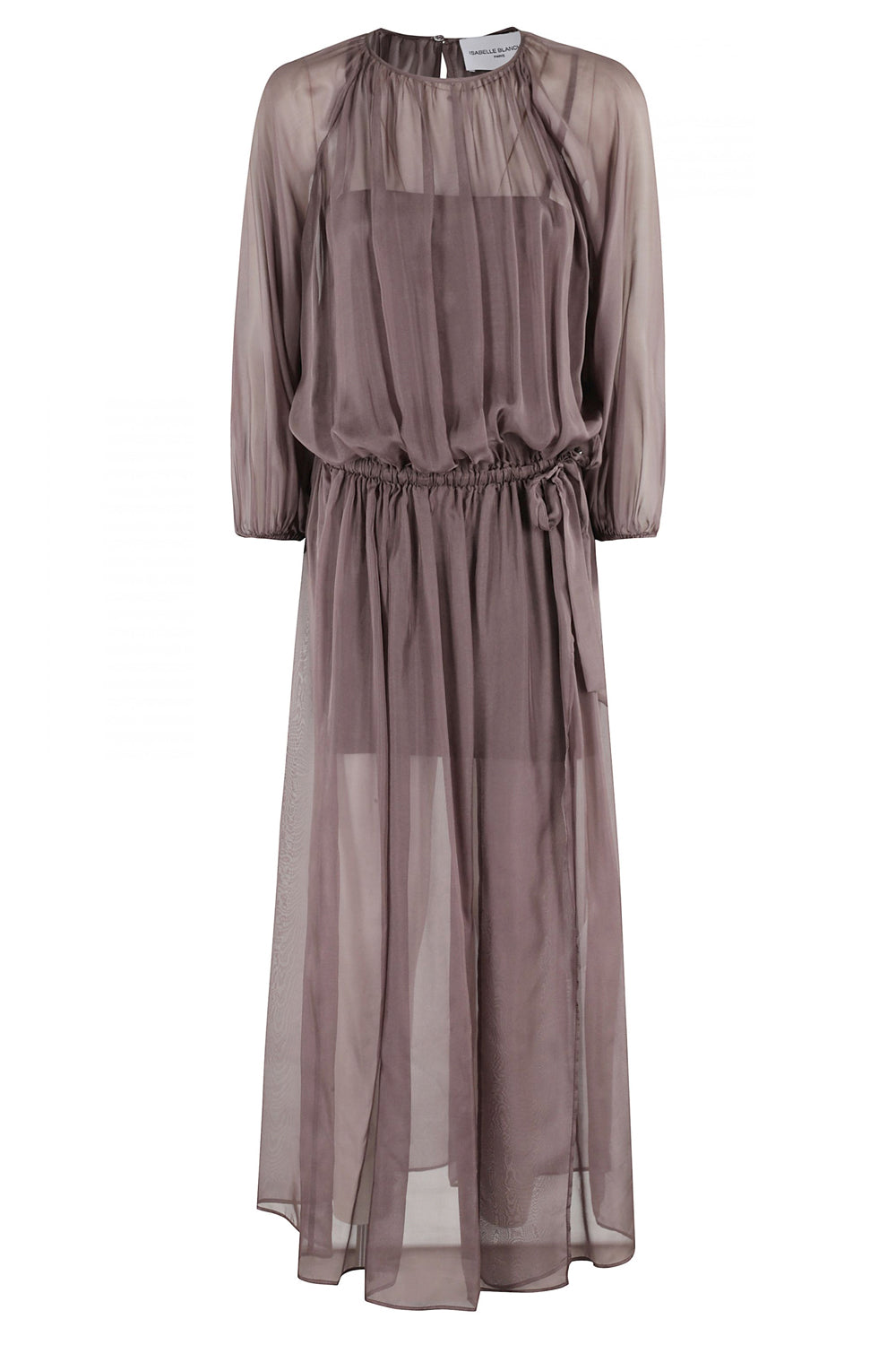 ISABELLE BLANCHE Abito in chiffon di seta