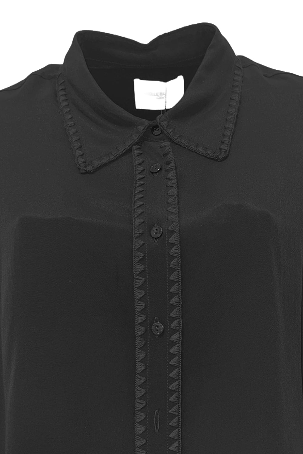 ISABELLE BLANCHE Camicia con impunture