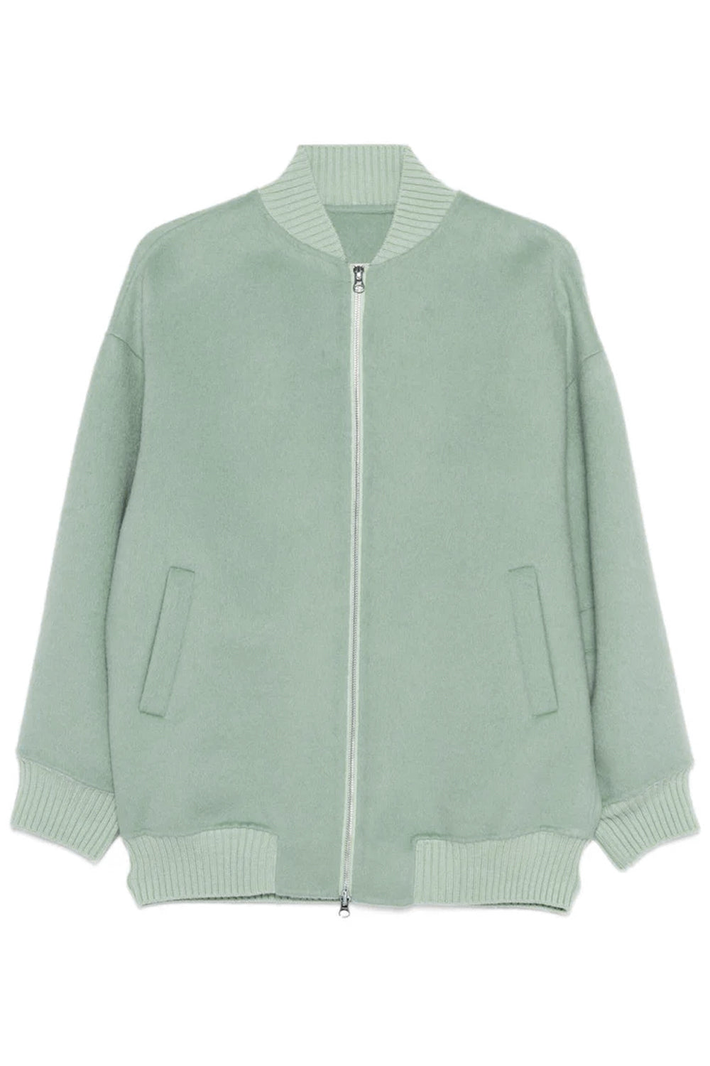 ISABELLE BLANCHE Giacca bomber in lana double