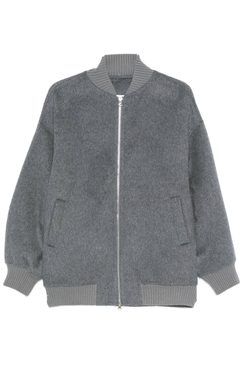 ISABELLE BLANCHE Giacca bomber in lana double