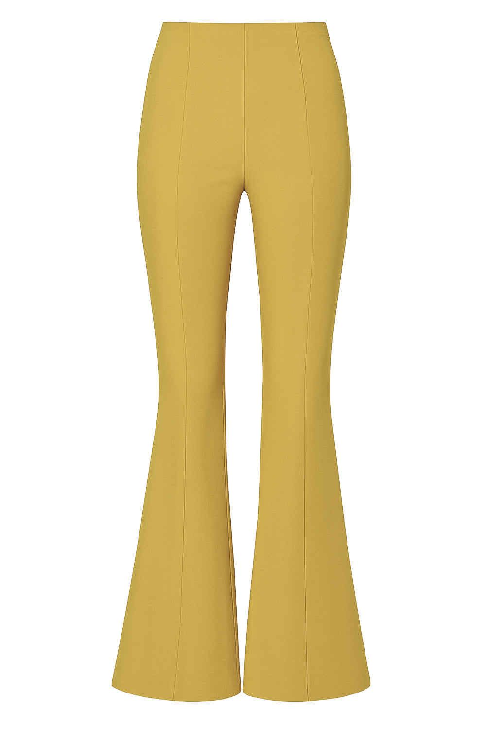 ISABELLE BLANCHE Pantalone a zampa in cady