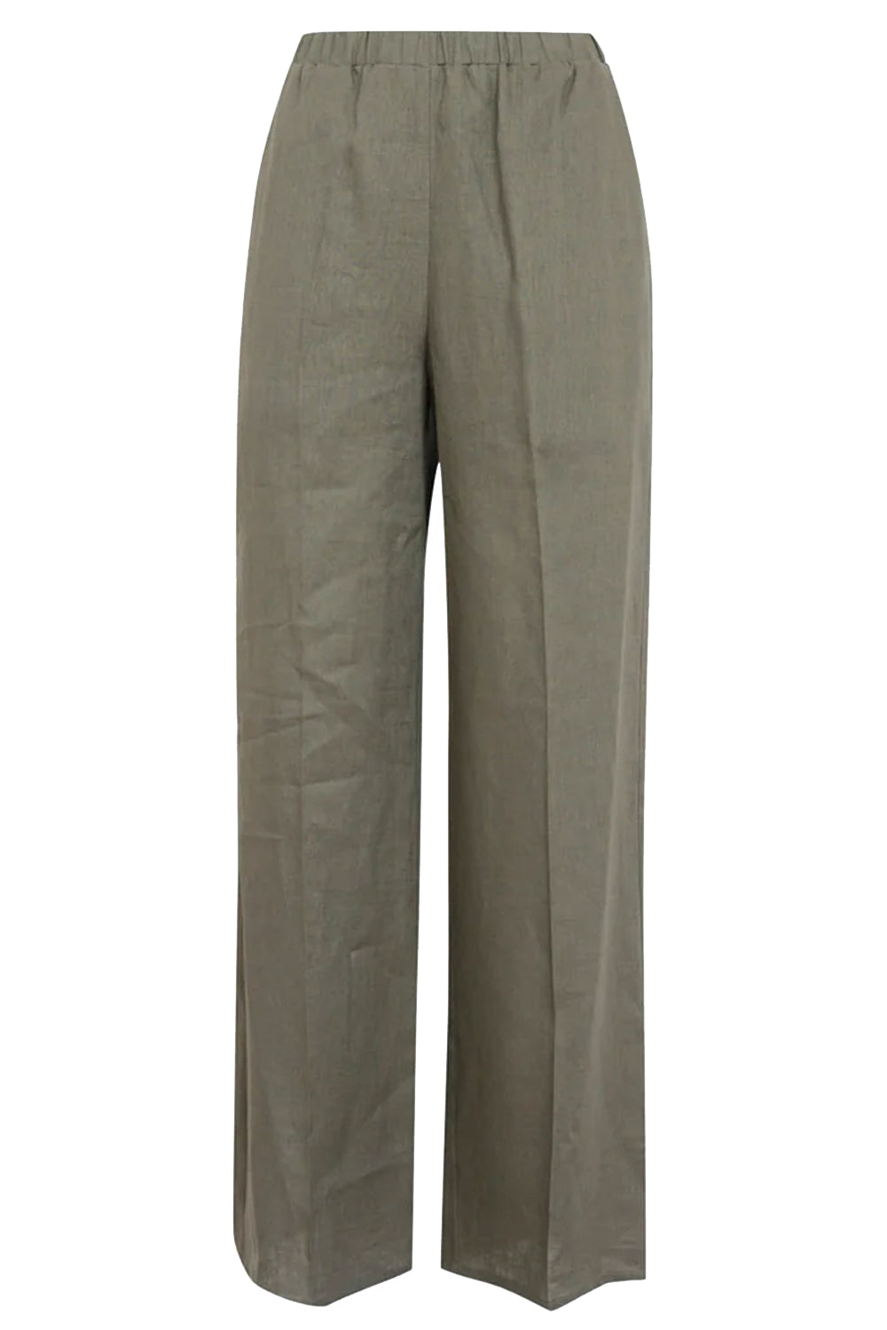 ISABELLE BLANCHE Pantalone in lino con elastico