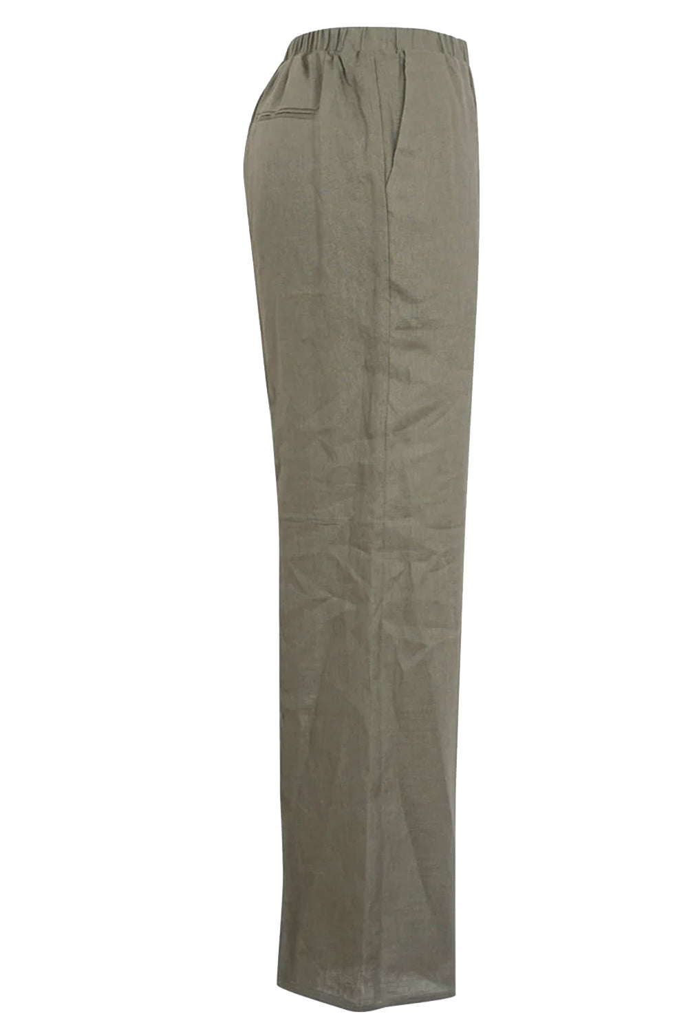 ISABELLE BLANCHE Pantalone in lino con elastico