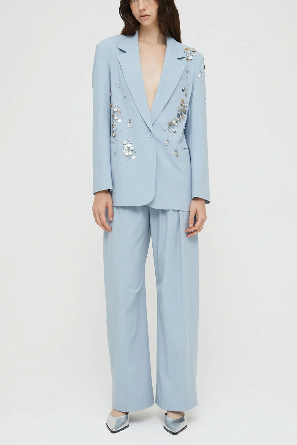 ISABELLE BLANCHE Pantalone taglio sartoriale