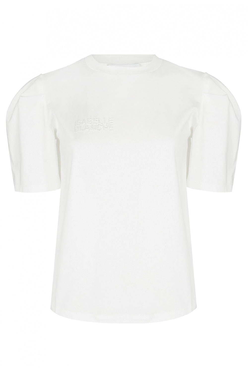ISABELLE BLANCHE T-shirt con ricamo perline