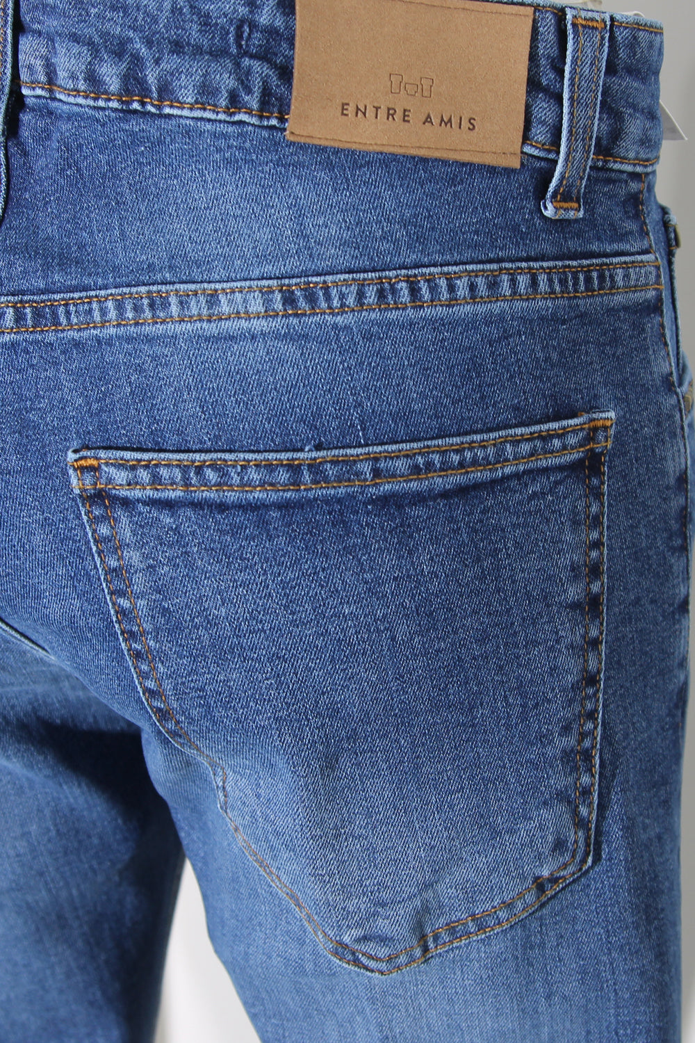 ENTRE AMIS Jeans Capri con sfumature