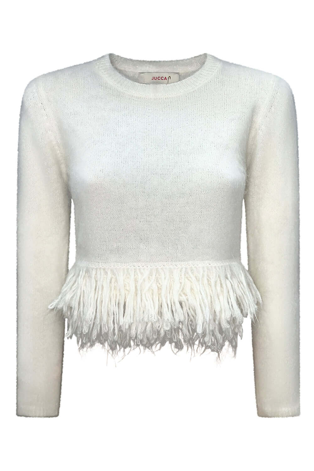 JUCCA Maglia girocollo con frange Uncategorized JUCCA