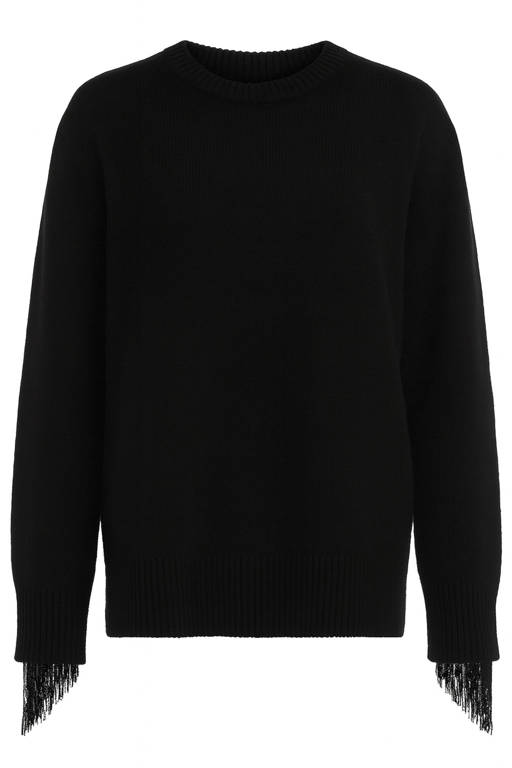 JUCCA Maglia over con frange sulle spalle