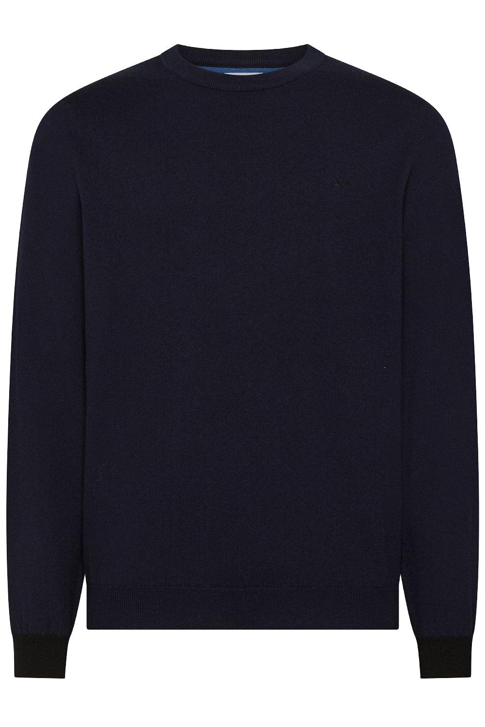 SUN 68 Maglia in cotone e lana con patch