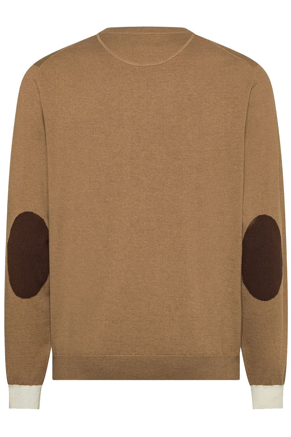 SUN 68 Maglia in cotone e lana con toppe