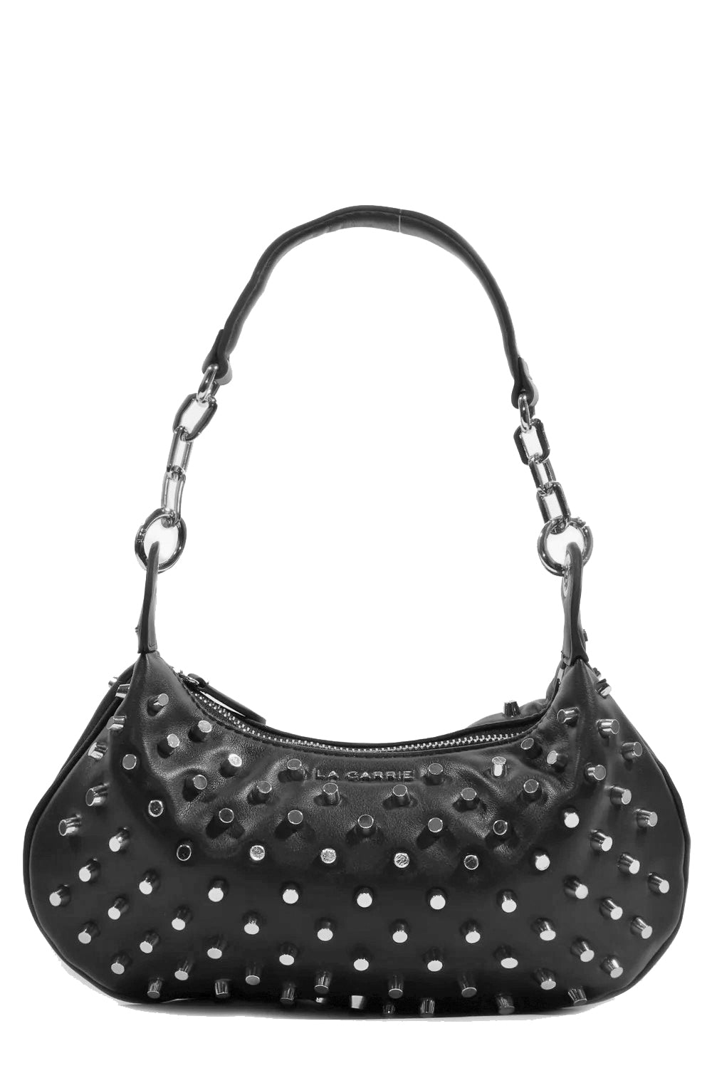 LA CARRIE Borsa a spalla Night Edition con borchiette