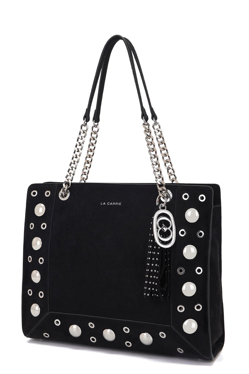 LA CARRIE Borsa shopping in suede Ethnic