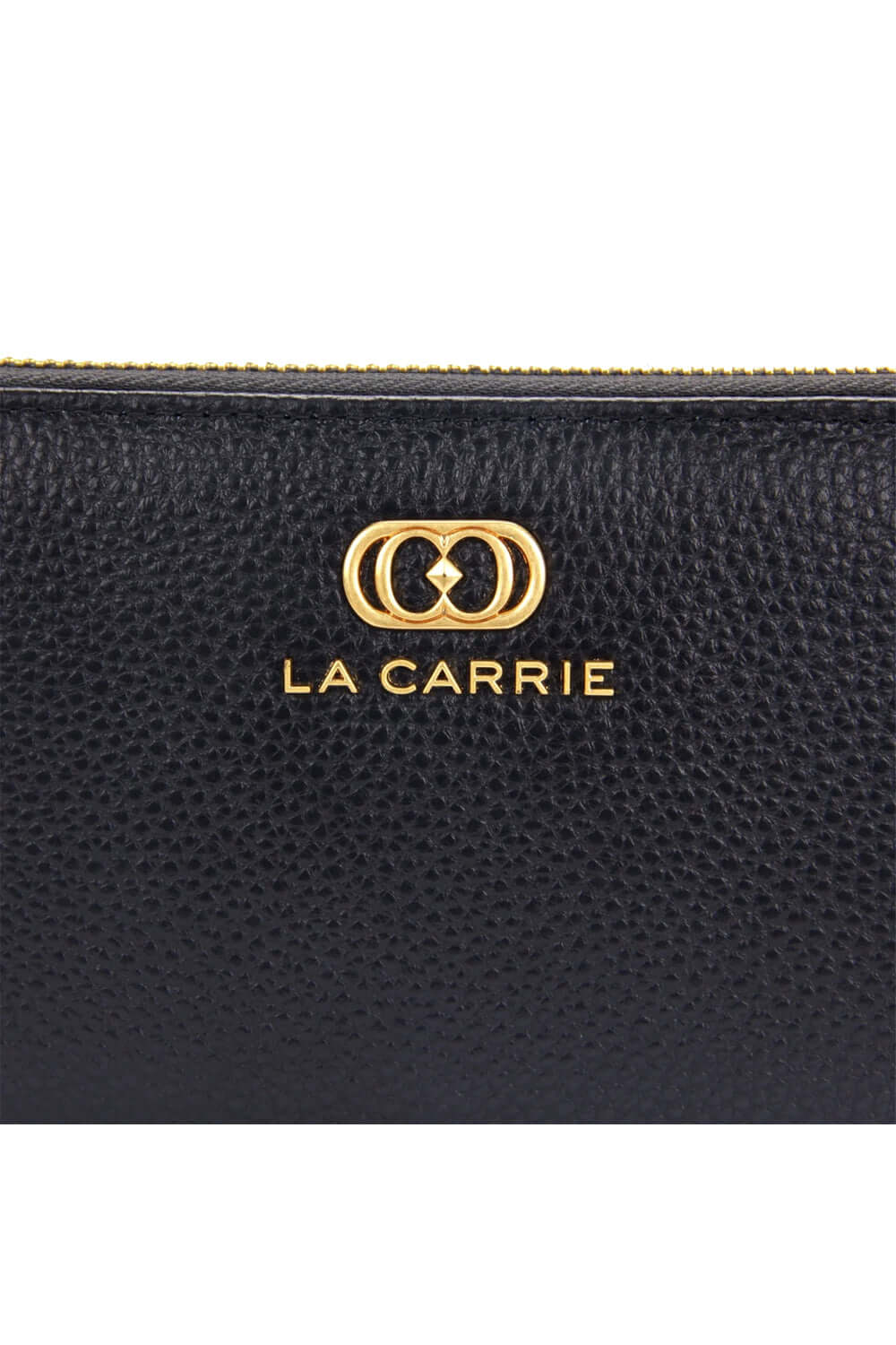 LA CARRIE Portafoglio in pelle martellata con zip Uncategorized LA CARRIE