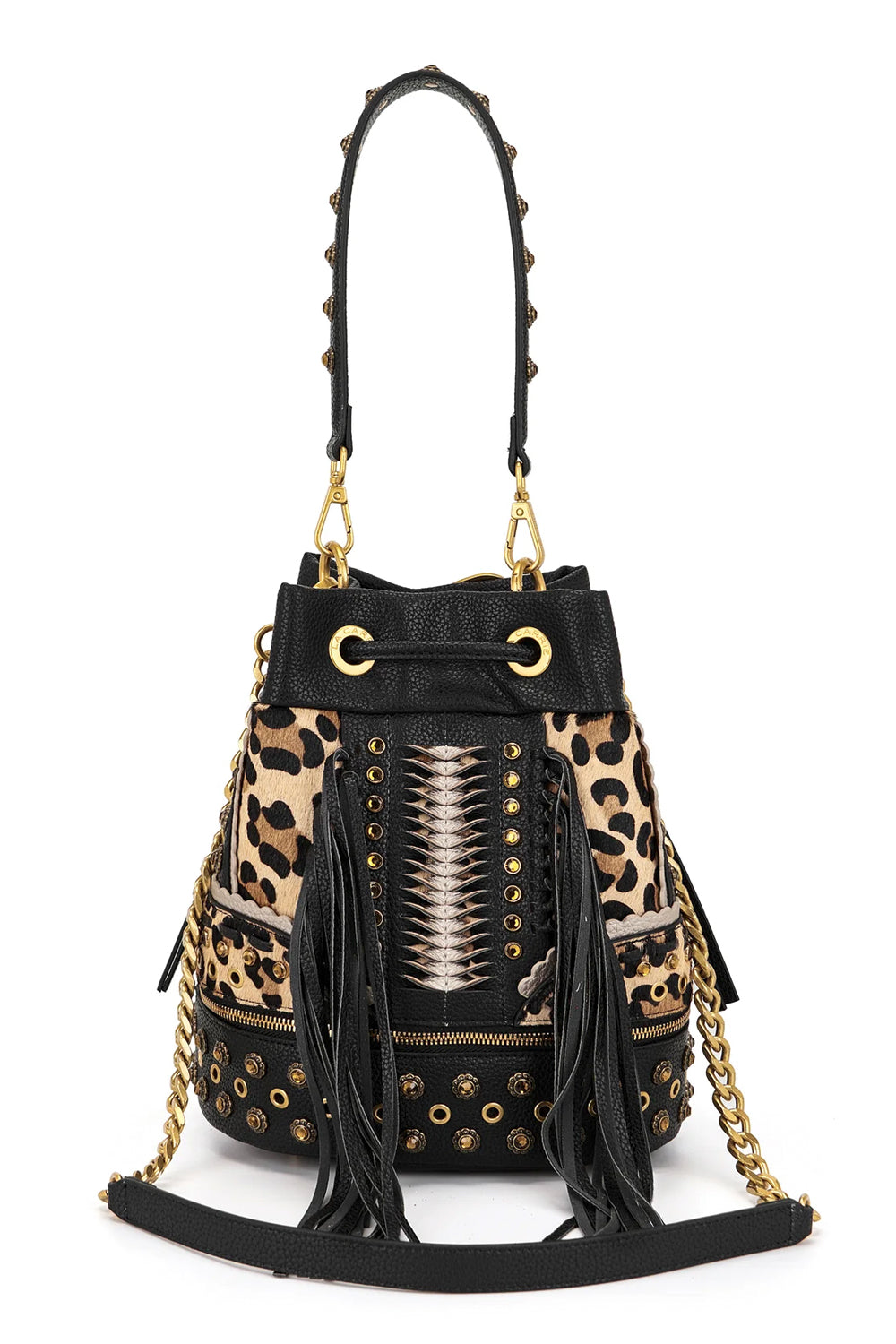 LA CARRIE Secchiello Jungle con texture leopardato