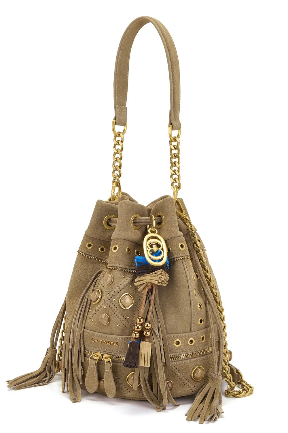 LA CARRIE Secchiello Jungle in suede