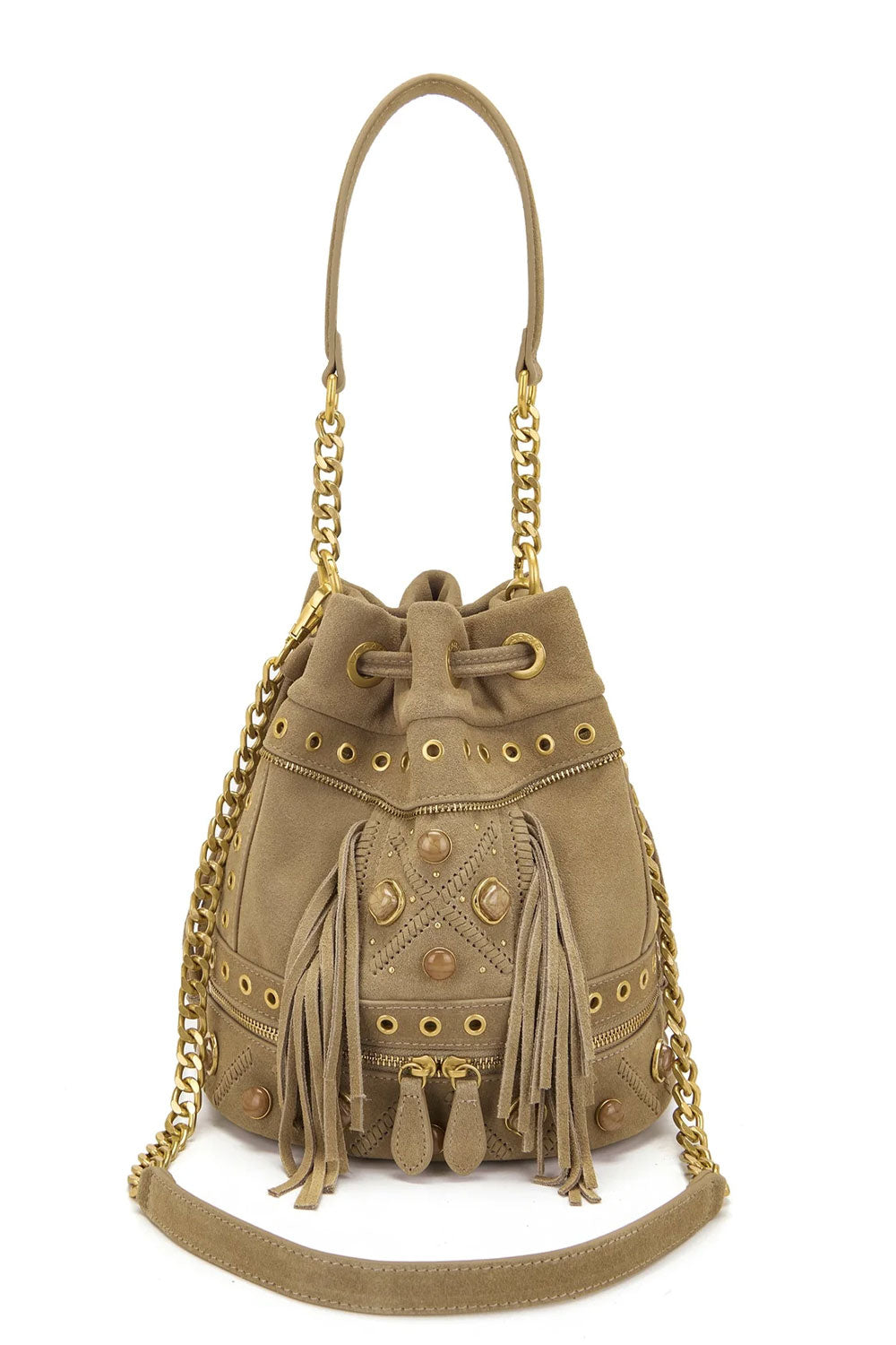 LA CARRIE Secchiello Jungle in suede