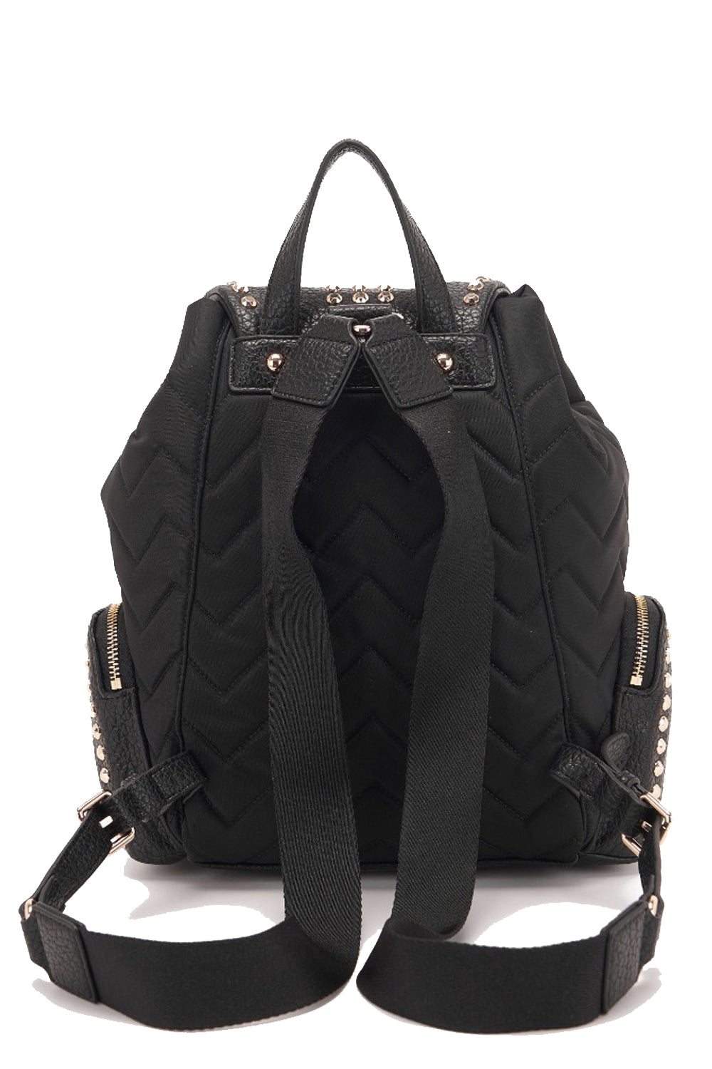 LA CARRIE Zaino in pelle e nylon con borchie Uncategorized LA CARRIE