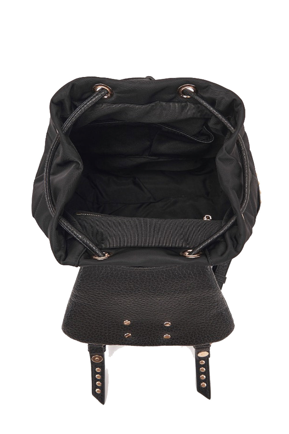 LA CARRIE Zaino in pelle e nylon con borchie Uncategorized LA CARRIE
