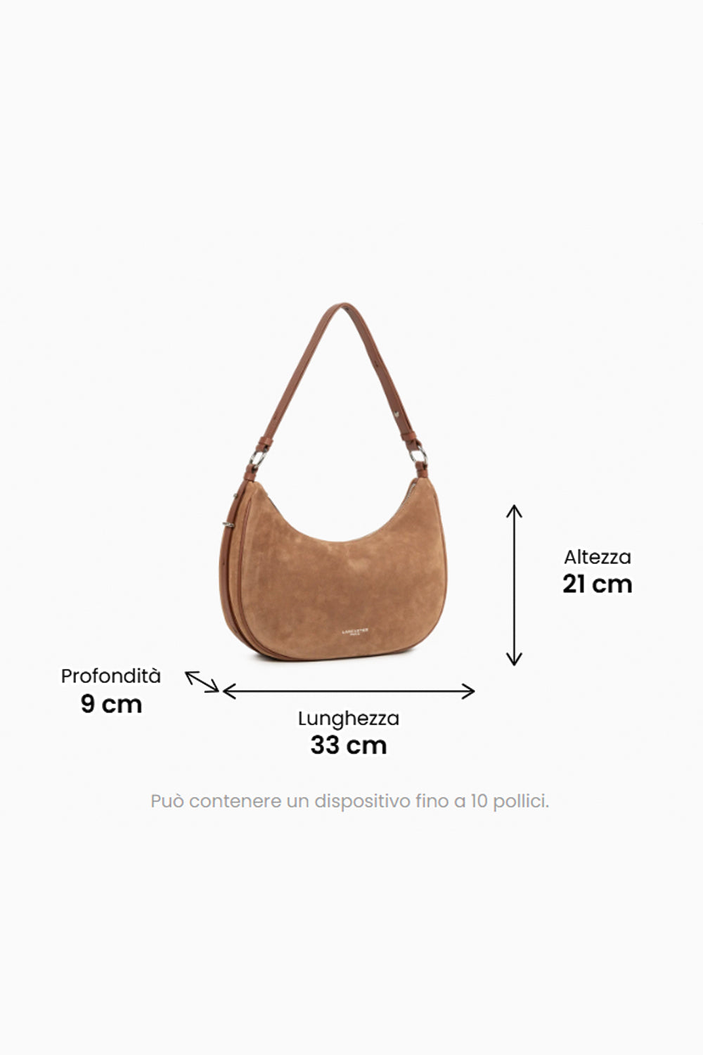 LANCASTER Borsa grande in suede