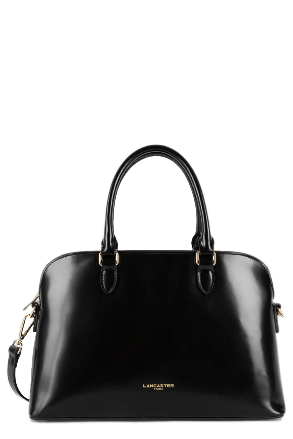 LANCASTER Borsa mezzaluna in pelle liscia